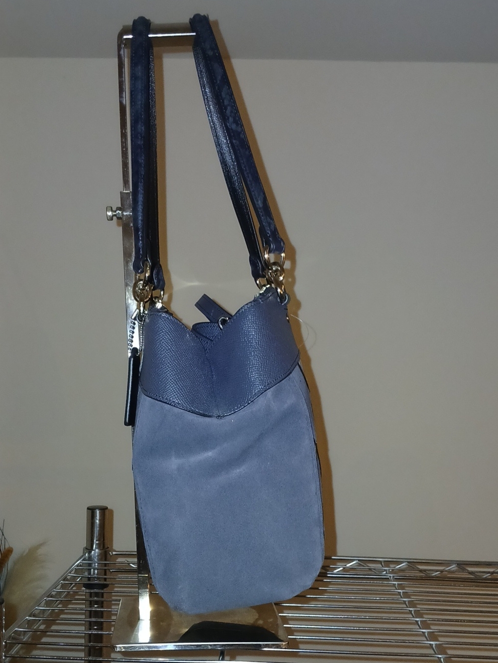 Coach Brooke Carryall Patchwork Leather & Suede Shoulder Bag - Picture 7 of 13